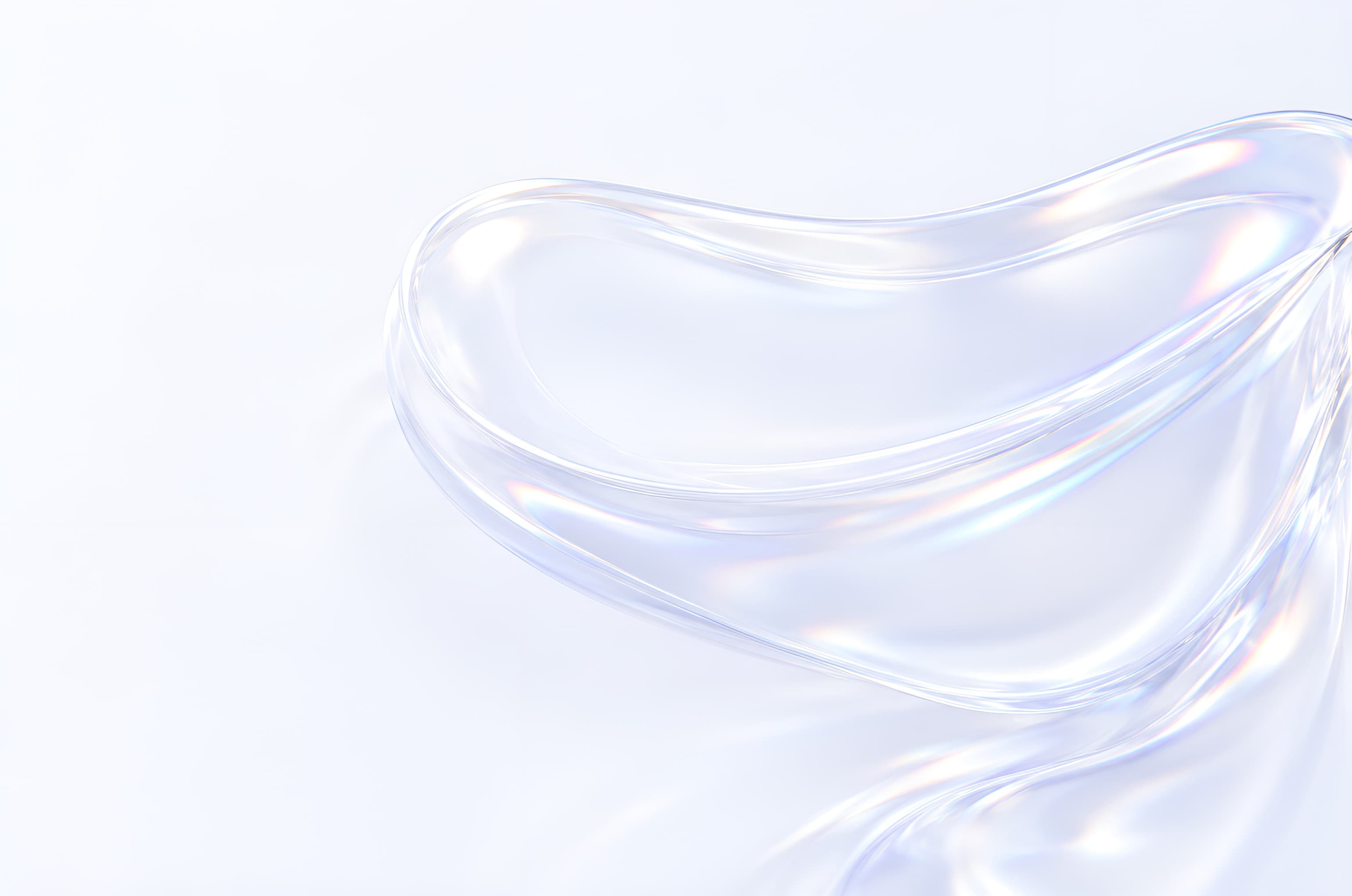 Liquid Glass Wave Background